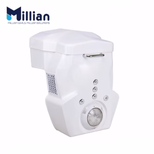 millian WL GYT Wall hung filtration unit on a white background